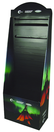 Gulvdisplay papp universal