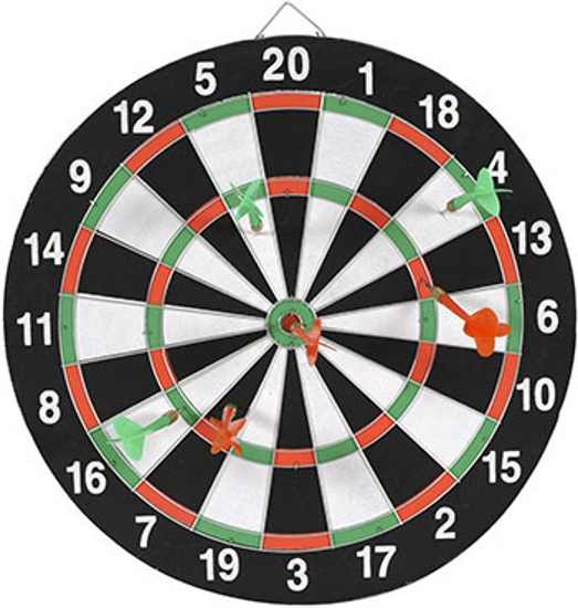 Dartspill m/6 piler