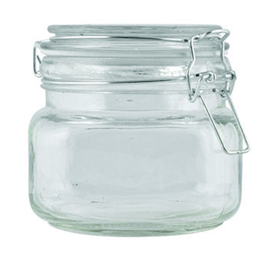 Sylteglass m/låseklemme 0,5
