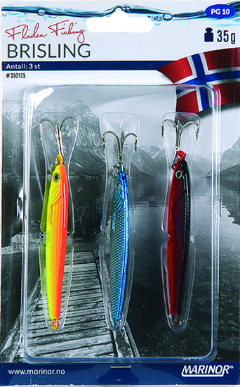 Brisling Sluksett 35g - 35 grs. a 3 stk