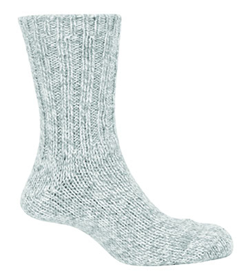 Raggsokk art. 50 gråmelert - 2-pk. Str. 36-38. Safa