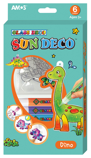 Glassmaling Suncatcher Dino