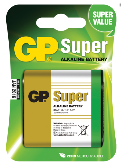Bilde av Batteri Super Alkaline 3LR12 1-pk