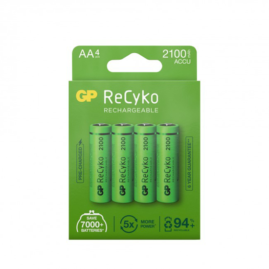 Bilde av Oppladbare batterier 4-pk. AA