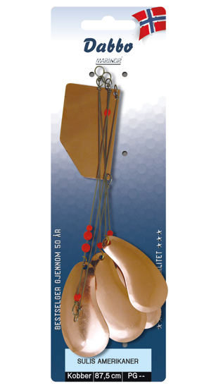 Dabbo Sulis Amerikaner K - Kobber. 87,5cm. Marinor