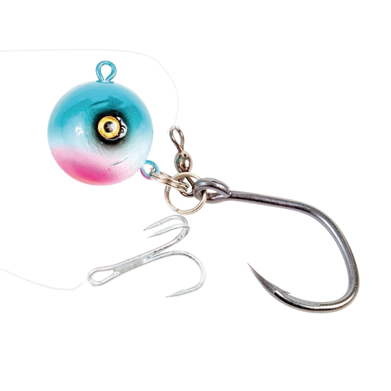 Deadbait Halibut Rig - 300g. Blue/pearl/pink. Fladen