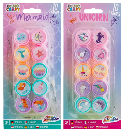 Stempel Ass. Unicorn & Mermaid