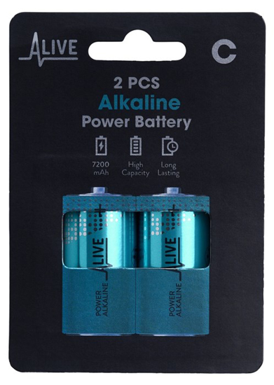 Batteri Alkaline C - LR14. 2-pk