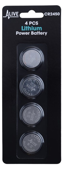 Batteri Alkaline CR2025. 4-pk