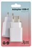 Ladeadapter USB C m/utgang