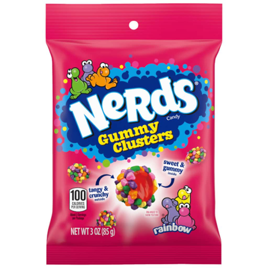 Nerds Gummy Clusters Rainbow Peg
