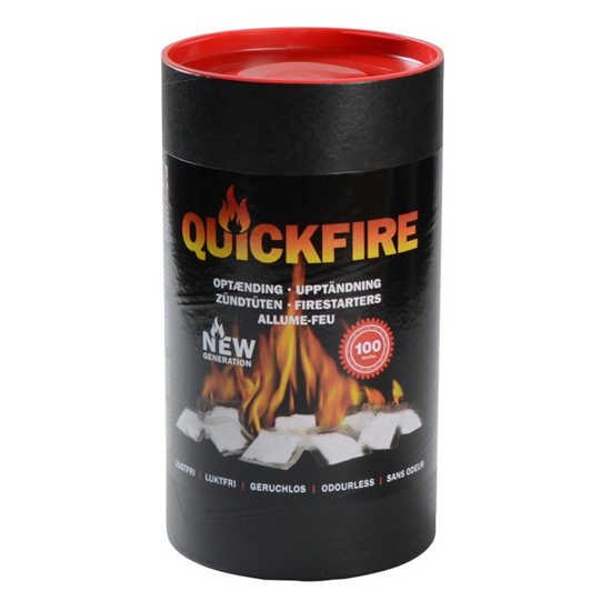 Opptenningsposer Quickfire. 100-pk