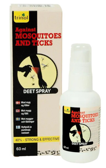 Myggspray 40% Deet . Trinol