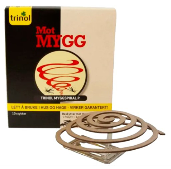 Myggspiral 10-pk. Trinol