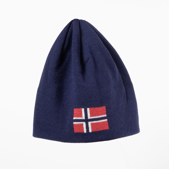 Lue 100% Ull m/norskt flagg