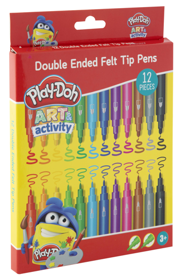 Tusjpenn dobbeltsidig 12-pk. Play Doh