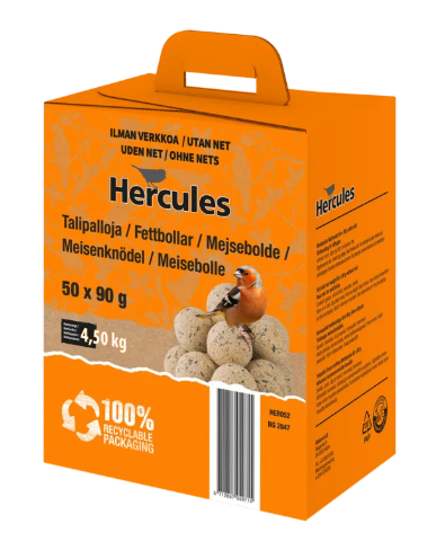 Meiseboller 50 stk i Eco boks. Hercules