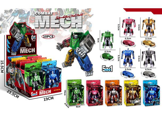 Robot transformeres til bil