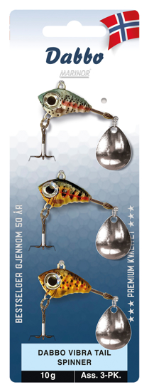 Dabbo Signature Vibra Tail Spinner 3-pk. Ass