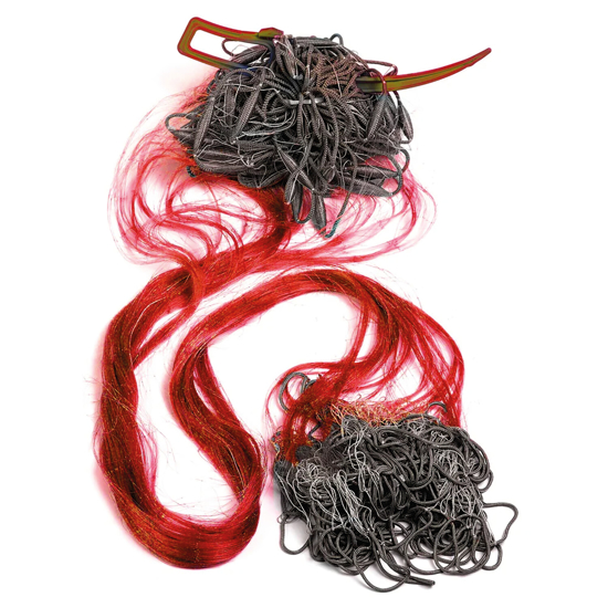 Ferskvannsgarn 0,20 Rød (dobbel) - 39mm/16 omfar. L=50m. D=1,5m. Vasa