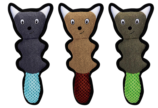 Rev i plysh m/lyd ass. For hund. Billie