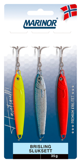 Brisling Sluksett 35g - 35 gr. à 3 stk