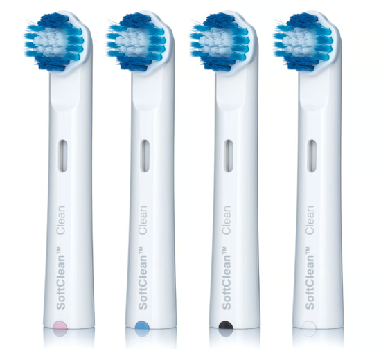 Børstehoder til Smile plus 4-pk. Jordan