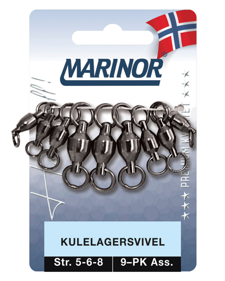 Kulelagersvivel 9-pk. Ass. Marinor